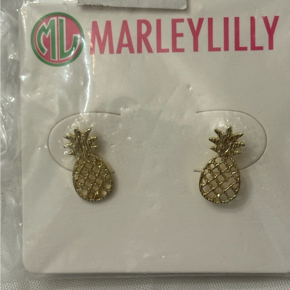 Marley Lilly Jewelry - New Marley Lilly Pineapple Stud Earrings